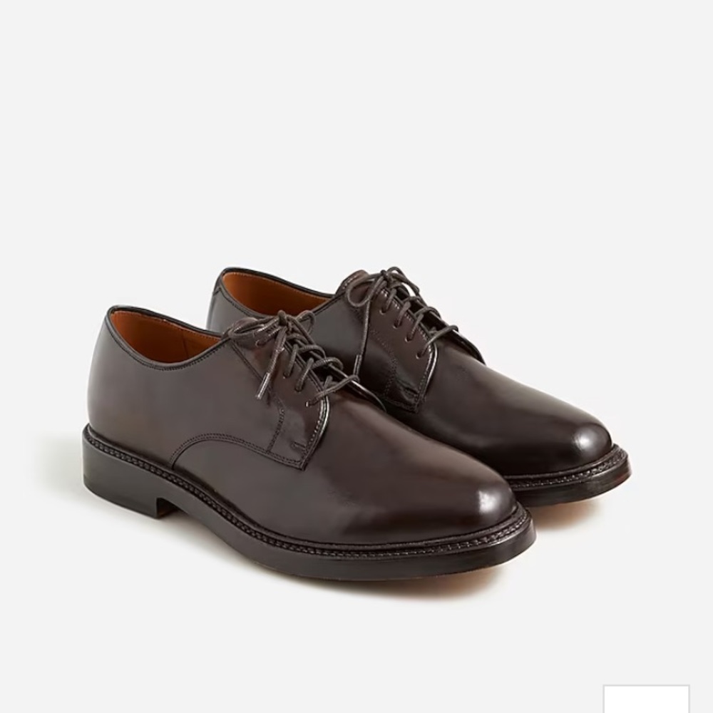 J Crew men’s ludlow derby shoe worn twice flawless condition